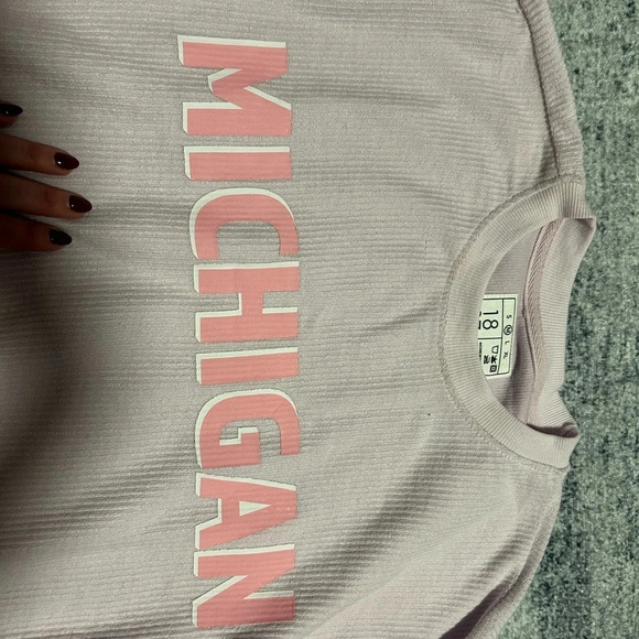 Ribbed MICHIGAN Crewneck - Picture 4 of 5
